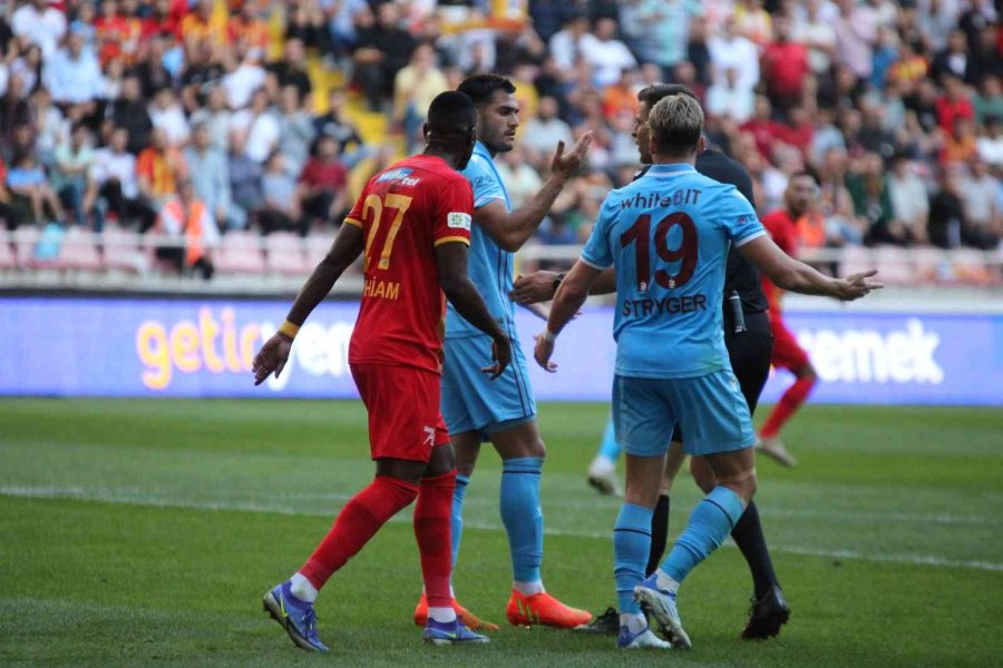 Spor Toto Süper Lig: Kayserispor: 1 - Trabzonspor: 0 (ilk Yarı)