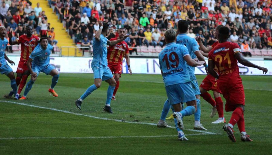 Spor Toto Süper Lig: Kayserispor: 1 - Trabzonspor: 0 (ilk Yarı)