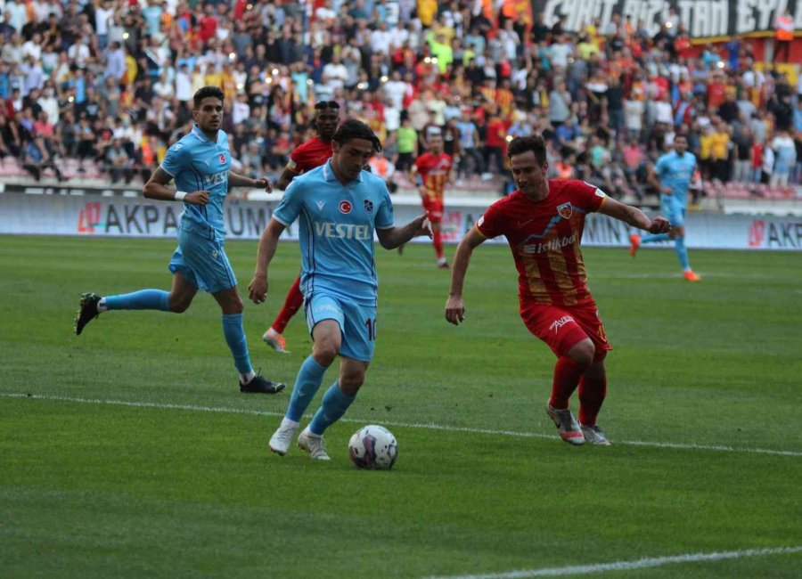 Spor Toto Süper Lig: Kayserispor: 1 - Trabzonspor: 0 (ilk Yarı)