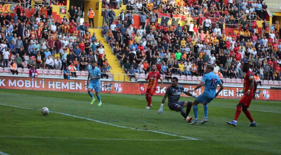 Spor Toto Süper Lig: Kayserispor: 1 - Trabzonspor: 0 (ilk Yarı)