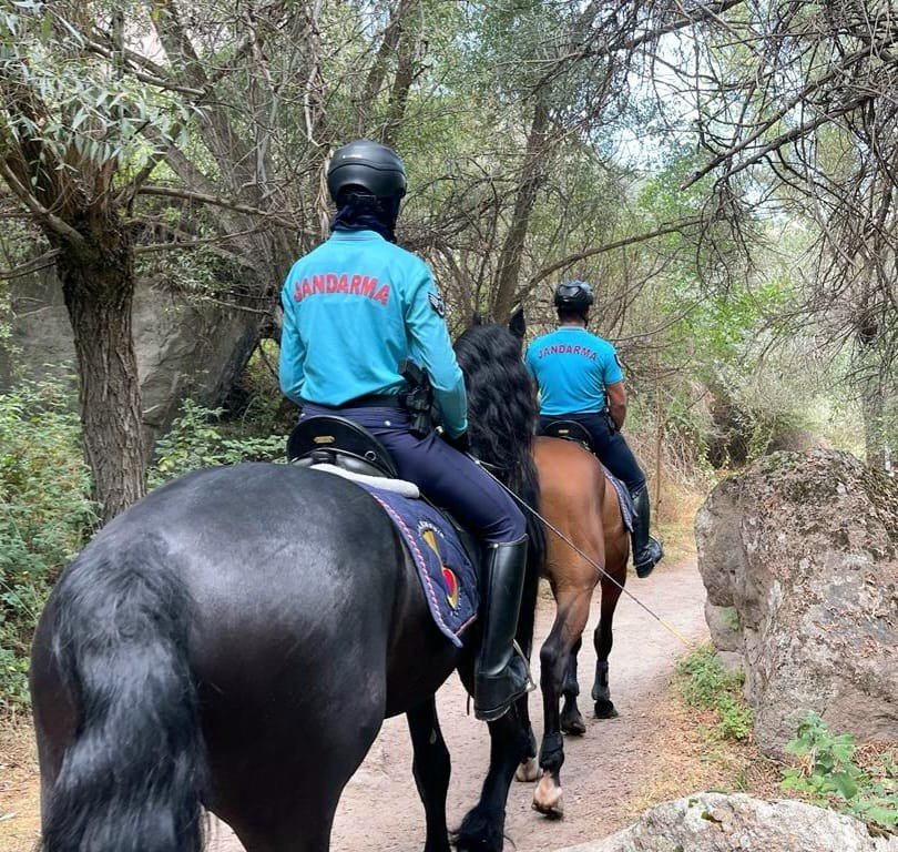 14 Kilometrelik Ihlara Vadisi’nde Güvenliği Atlı Jandarma Timleri Sağlıyor