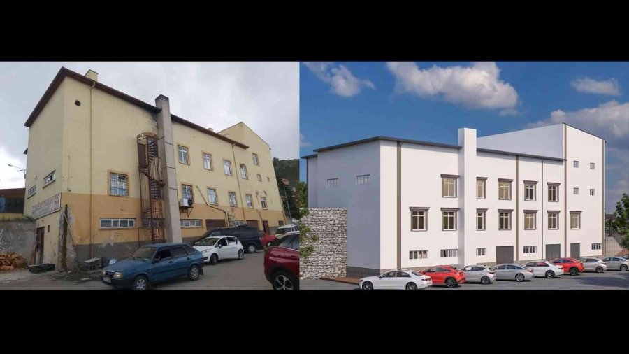 Melikgazi Belediyesi, Kıranardı’ndaki Eski Düğün Salonunu Yeniliyor