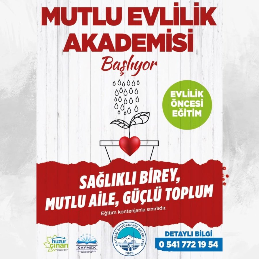 Büyükşehir’den ‘mutlu Evlilik Akademisi’