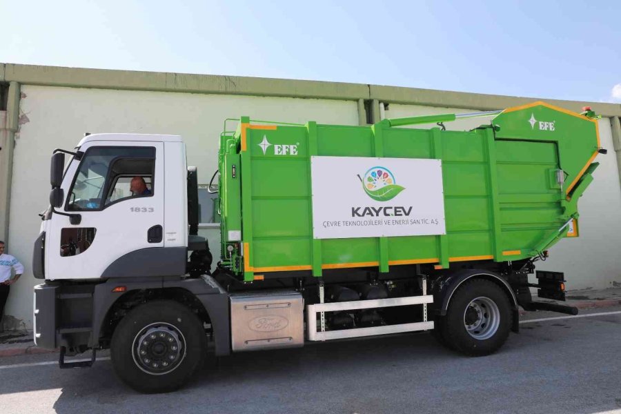 Teknolojik Geri Dönüşüm Aracı Kocasinan Sokaklarında