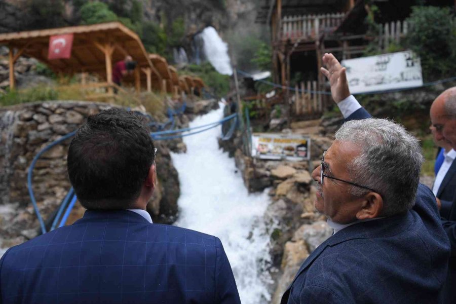 Vali Çiçek Ve Başkan Büyükkılıç’tan Kapuzbaşı Şelaleleri’ne ‘turistik’ Dokunuşlar