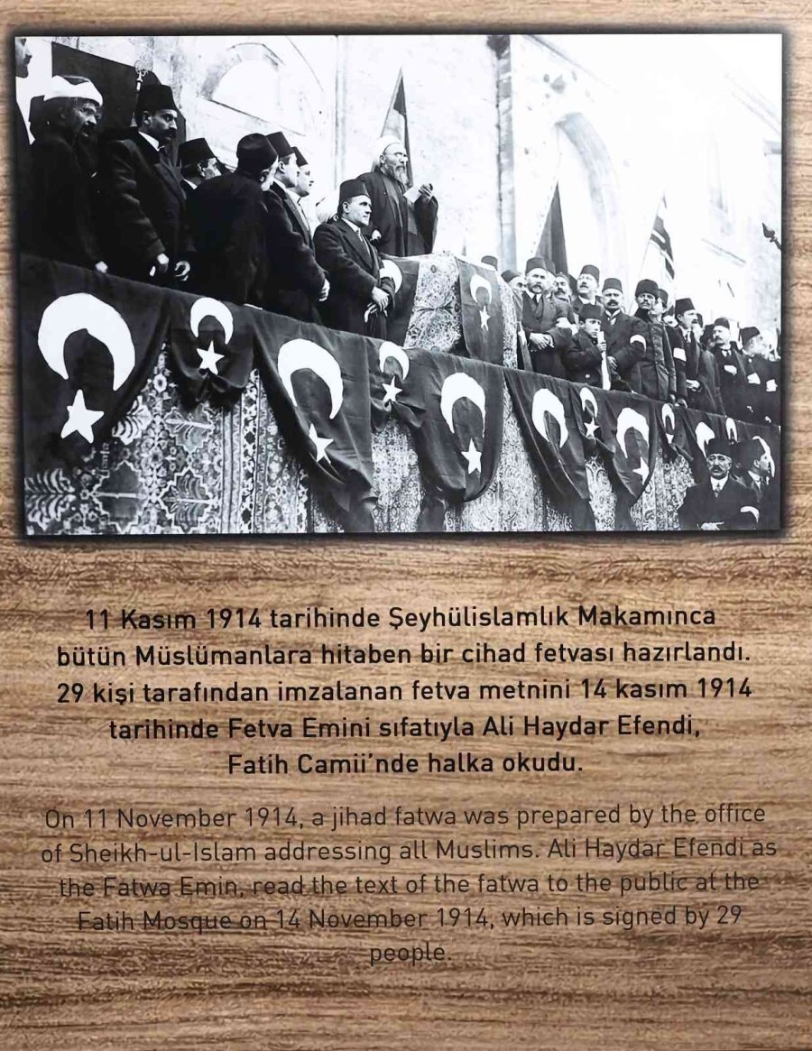 1914 Yılına Ait Tarihi Belge, Milli Mücadele Müzesi’nde Sergilenmeye Başlandı