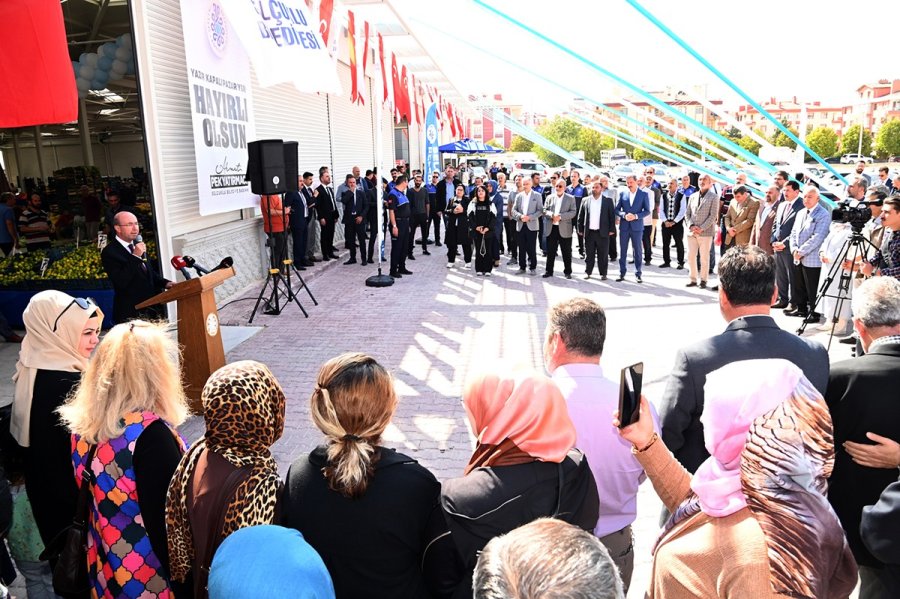 Yazır Kapalı Pazarı Dualarla Açıldı