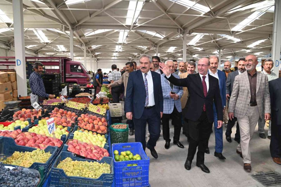 Yazır Kapalı Pazarı Dualarla Açıldı