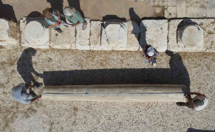 Elaiussa Sebaste Antik Kenti’nde Dev Sütunlar Ayağa Kaldırılacak