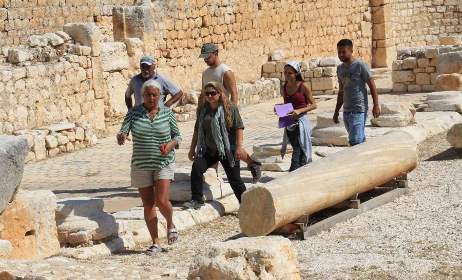 Elaiussa Sebaste Antik Kenti’nde Dev Sütunlar Ayağa Kaldırılacak
