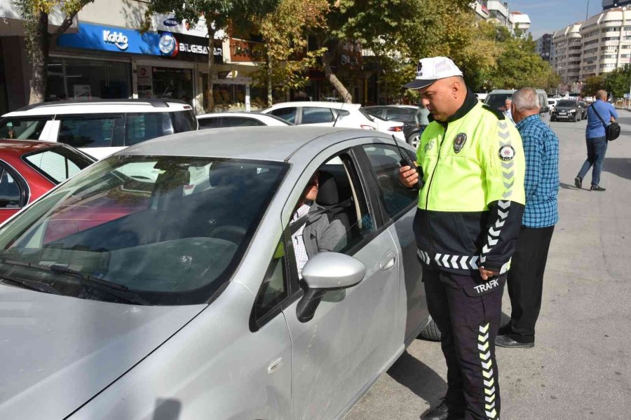 Konya Emniyetinden Dronlu “yaya Önceliği” Denetimi
