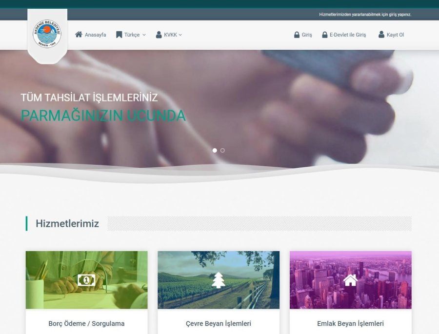 Akdeniz’de Tüm İşlemler İnternet Üzerinden Yapılabiliyor