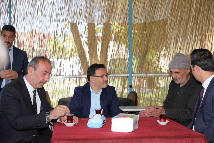 Vali Çiçek Tomarza İlçesini Ziyaret Etti