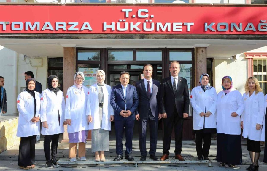 Vali Çiçek Tomarza İlçesini Ziyaret Etti