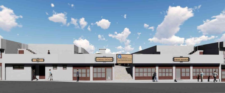 Elmalı Kadın Emeği Üretim Atölyesi’nin Yapımında Sona Yaklaşılıyor