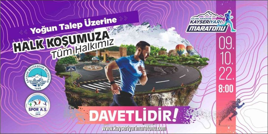 Uluslararası Kayseri Yarı Maratonu, Pazar Günü Start Alıyor