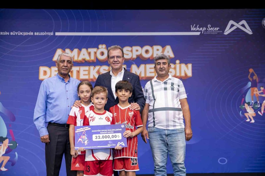 Mersin Büyükşehir Belediyesinden Amatör Spora Destek