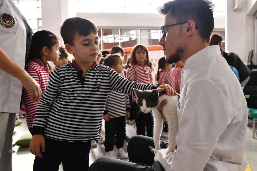 Çocuklara Hayvan Sevgisi Aşılanıyor