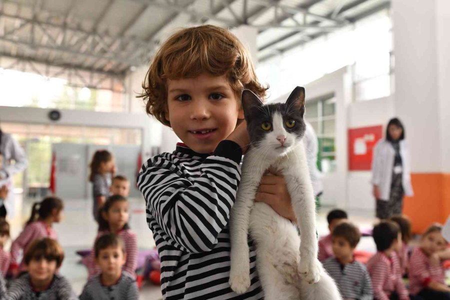 Çocuklara Hayvan Sevgisi Aşılanıyor