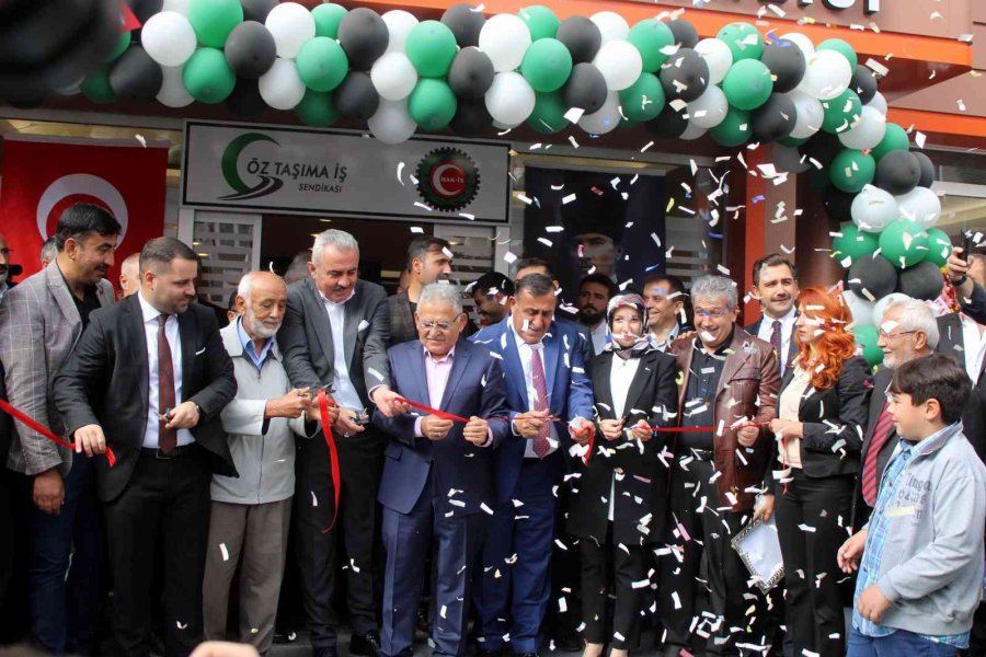 Öz Taşıma İş Sendikası Kayseri Bölge Başkanlığı Açıldı