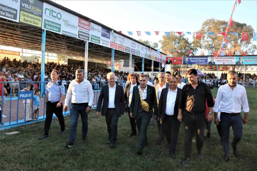 Aksu Belediyesi 7. Geleneksel Yağlı Pehlivan Güreşlerinde Başpehlivan Ali Gürbüz’ün