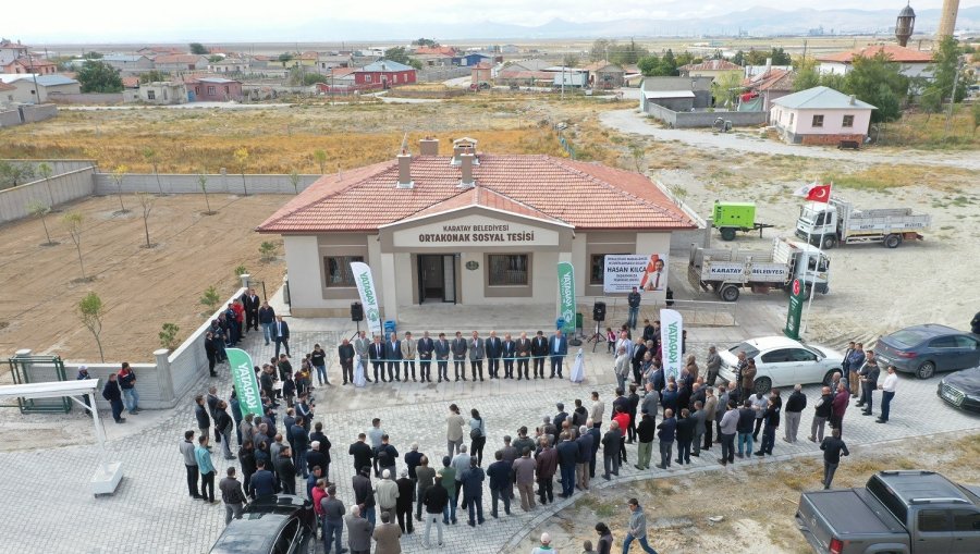 Ortakonak Sosyal Tesisi Hizmete Açıldı