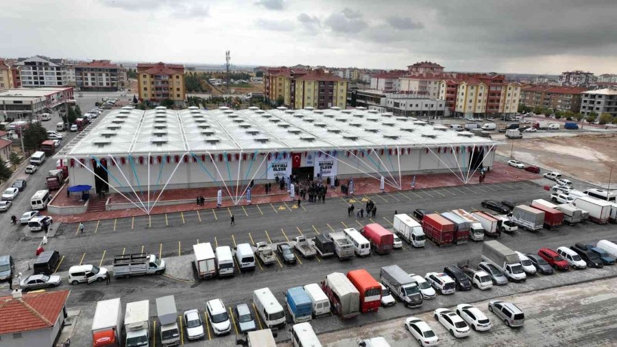 Selçuklu’da Sancak Kapalı Pazar Yeri’nın Açılışı Yapıldı