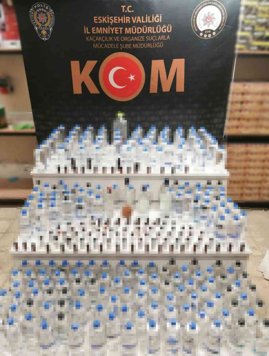 Eskişehir’de Kaçak Alkol Operasyonunda 3 Şüpheli Yakalandı
