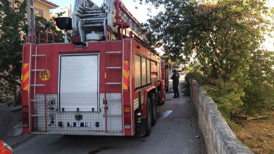 Karaman’da Evin Çocuk Odasında Çıkan Yangın Korkuttu
