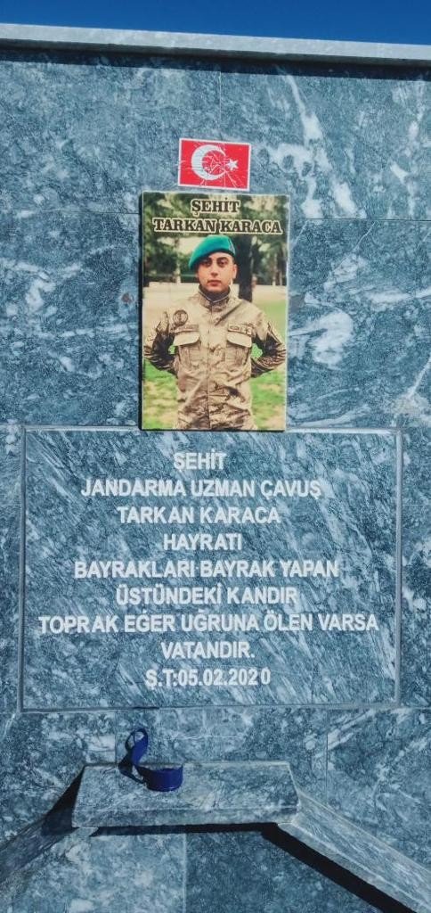 Şehidin Hayrına Yapılan Çeşmedeki Türk Bayrağına İğrenç Saldırı