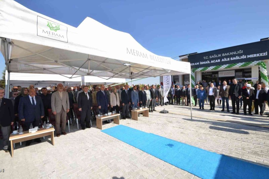 Meram İsmail Acar Aile Sağlığı Merkezi Açıldı