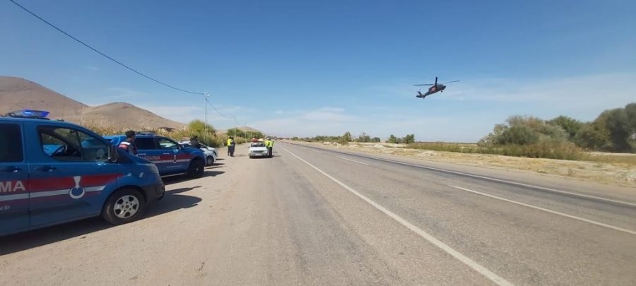Jandarmadan Helikopterli Trafik Denetimi