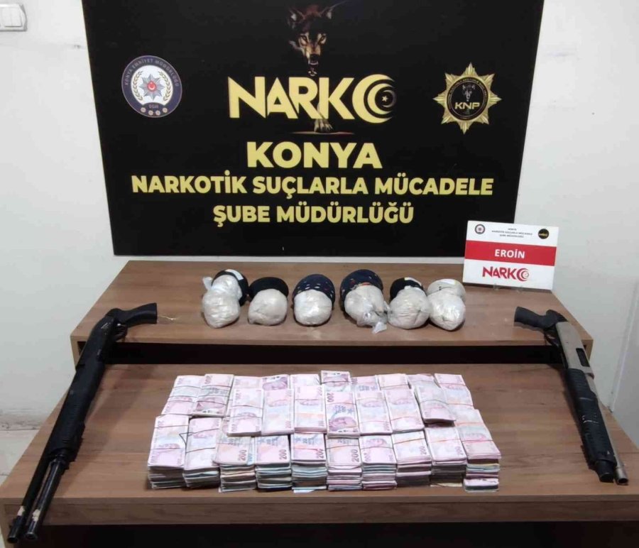 Konya’da “topal” Lakaplı Uyuşturucu Satıcısı Ve Yardımcısı Tutuklandı