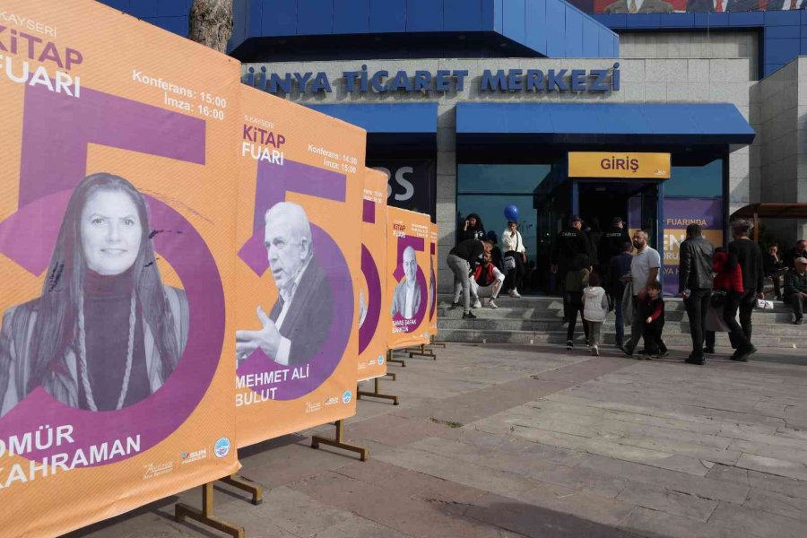 5. Kayseri Kitap Fuarı, 7’den 70’e Tüm Kitap Dostlarını Ağırlıyor