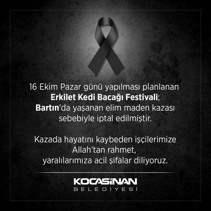 Başkan Çolakbayrakdar’dan Bartın İçin Başsağlığı Mesajı