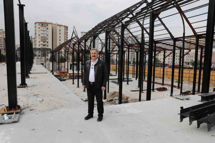 Başkan Palancıoğlu, Çarşı Melikgazi’deki Çalışmaları İnceledi