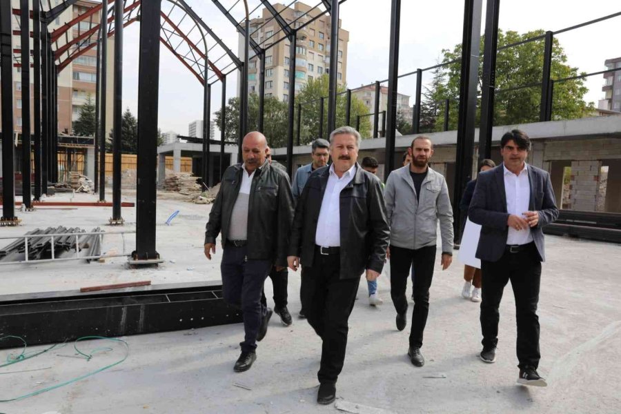 Başkan Palancıoğlu, Çarşı Melikgazi’deki Çalışmaları İnceledi