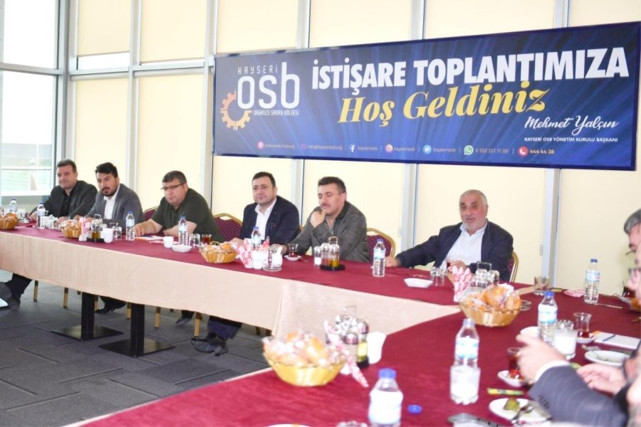 Kayseri Osb’de Sanayicilerle İstişare Toplantısı’nın İlki Gerçekleştirildi