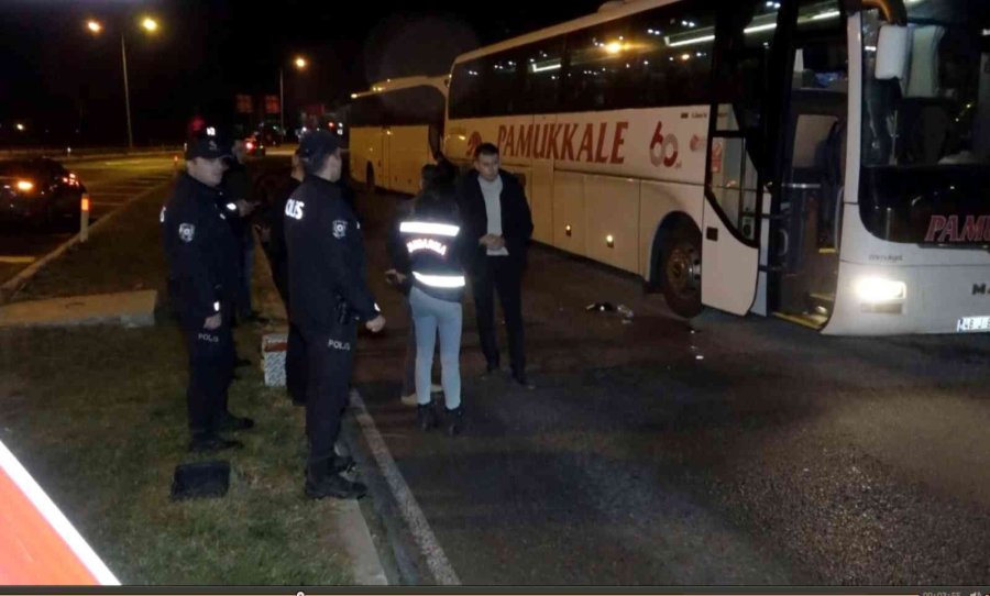 Aksaray’da Otobüsten Kaçan Sınır Dışı Mülteci Emniyet Ve Jandarmayı Alarma Geçirdi