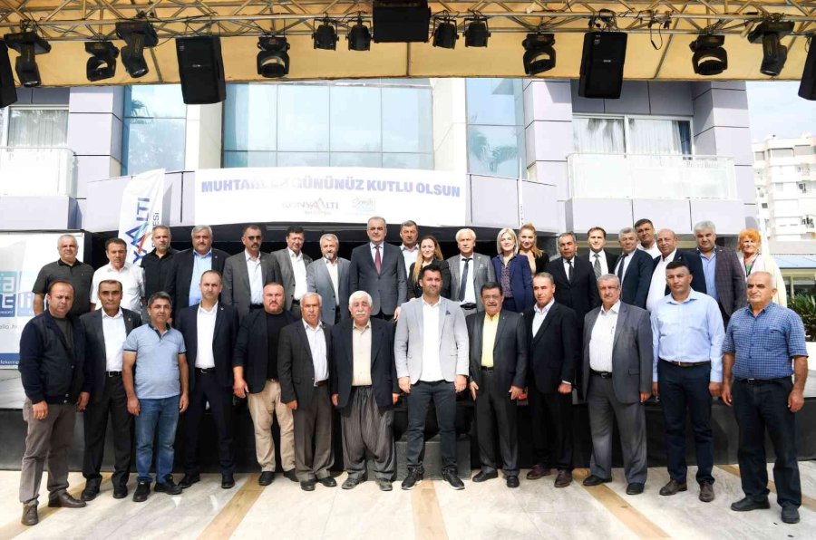 Başkan Esen: "muhtarlarımızla Uyum İçinde Çalışıyoruz"