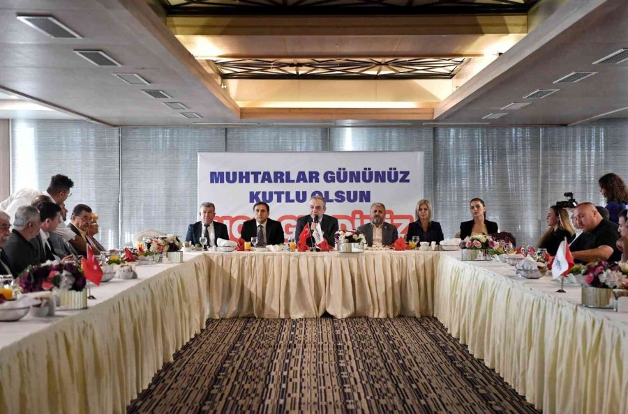 Başkan Esen: "muhtarlarımızla Uyum İçinde Çalışıyoruz"