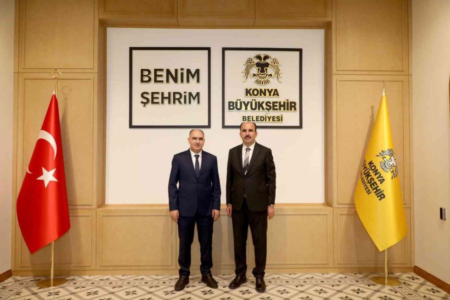 Konya Protokolünden Başkan Altay’a Tebrik Ziyareti