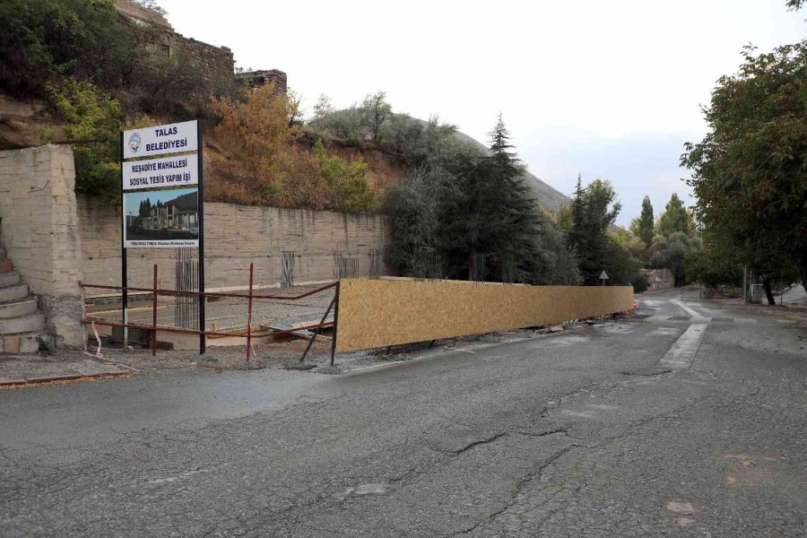 Talas Kırsalında Sosyal Tesis Ağı Genişliyor