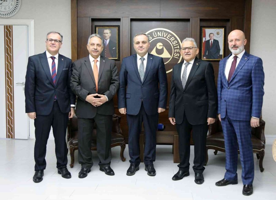 Başkanlardan Rektör Altun’a Hayırlı Olsun Ziyareti