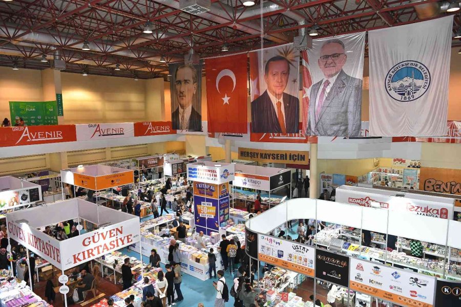 5. Kayseri Kitap Fuarı 6 Günde 504 Bin Kitap Tutkununu Ağırladı