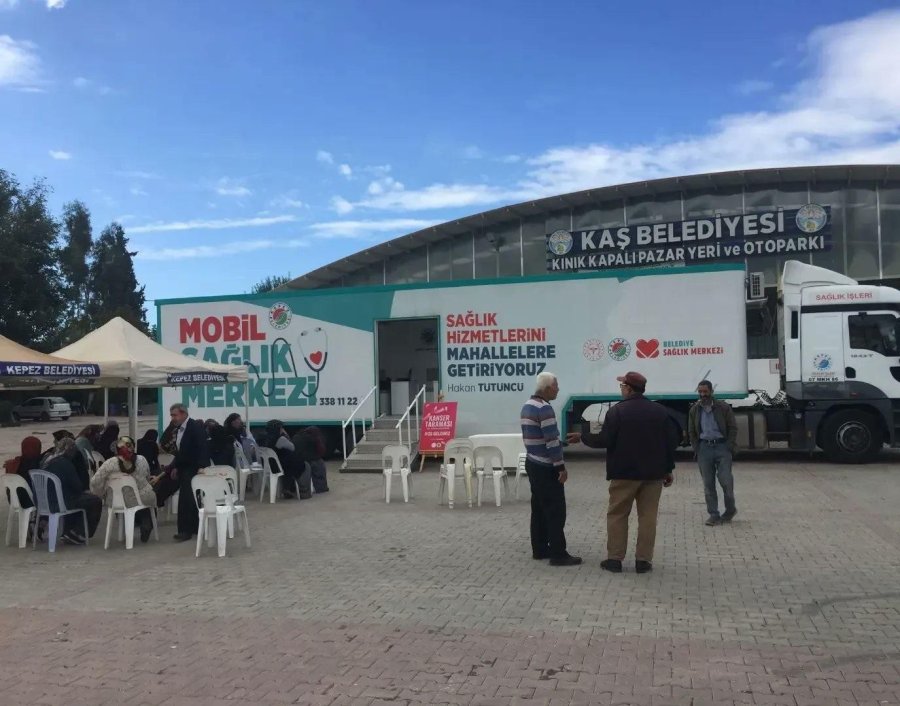 Kepez’in, Mobil Sağlık Merkezi İlçe İlçe Kanser Taraması Yapıyor