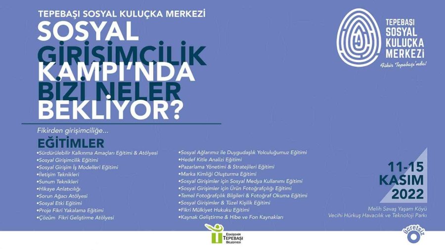 Sosyal Girişimcilik Kampı İçin Başvurular Başladı