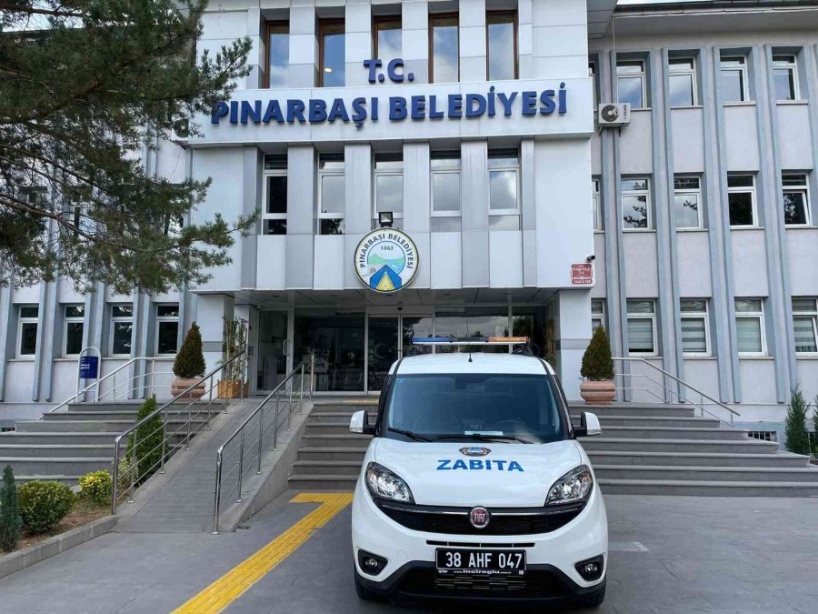 Pınarbaşı Belediyesi’ne Zabıta Aracı Desteği
