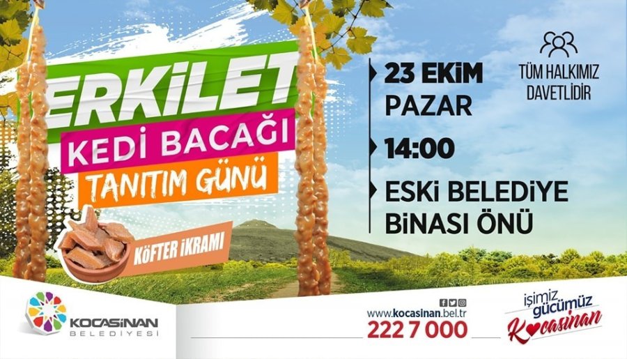 Başkan Çolakbayradar’dan Erkilet Kedi Bacağı Etkinliğine Davet