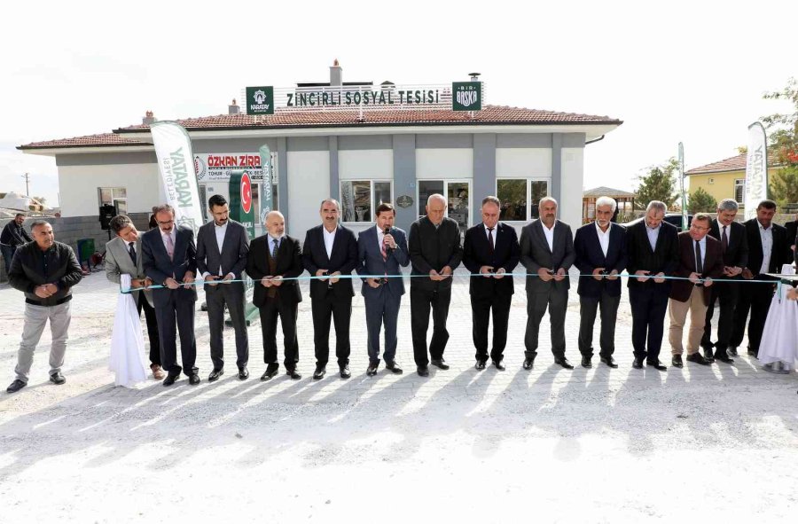 Karatay’da Zincirli Sosyal Tesisi Hizmete Açıldı
